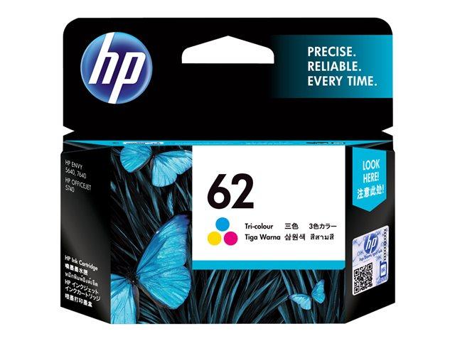 HP 62 Tri-Color Original Ink Cartridge