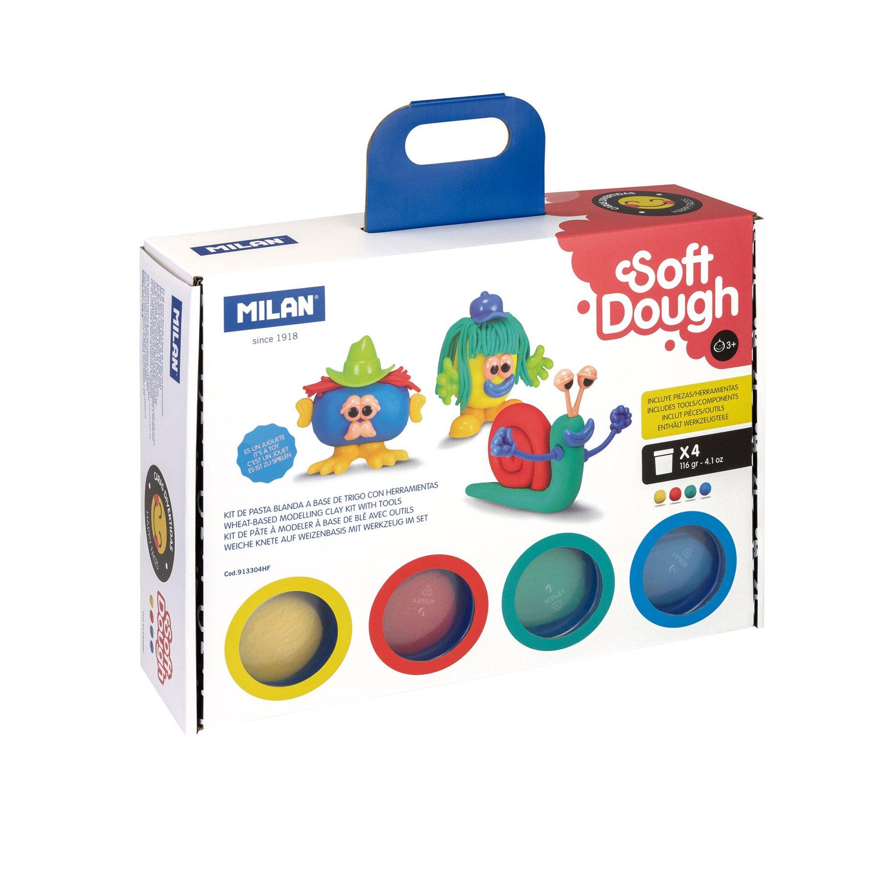 Milan Комплект тесто за моделиране Soft Dough Funny Faces | JAR Computers Milan Комплект тесто за моделиране Soft Dough Funny Faces