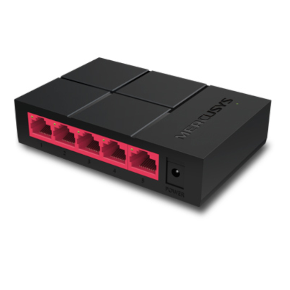 Mini Switch Mercusys 5 портов модел MS105G | JAR Computers Mini Switch Mercusys 5 портов модел MS105G