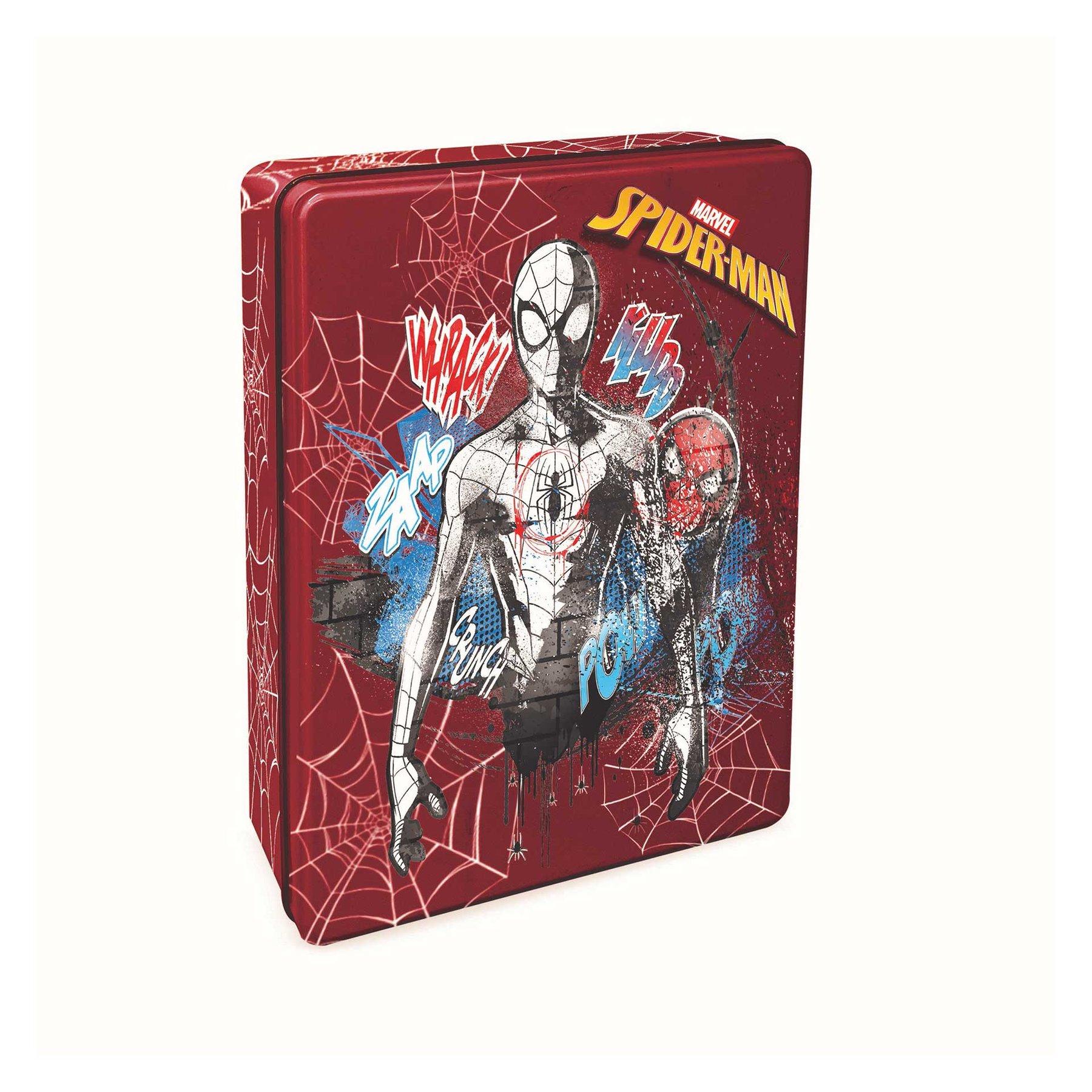 Multiprint Комплект за оцветяване Spiderman, в метална кутия | JAR Computers Multiprint Комплект за оцветяване Spiderman, в метална кутия