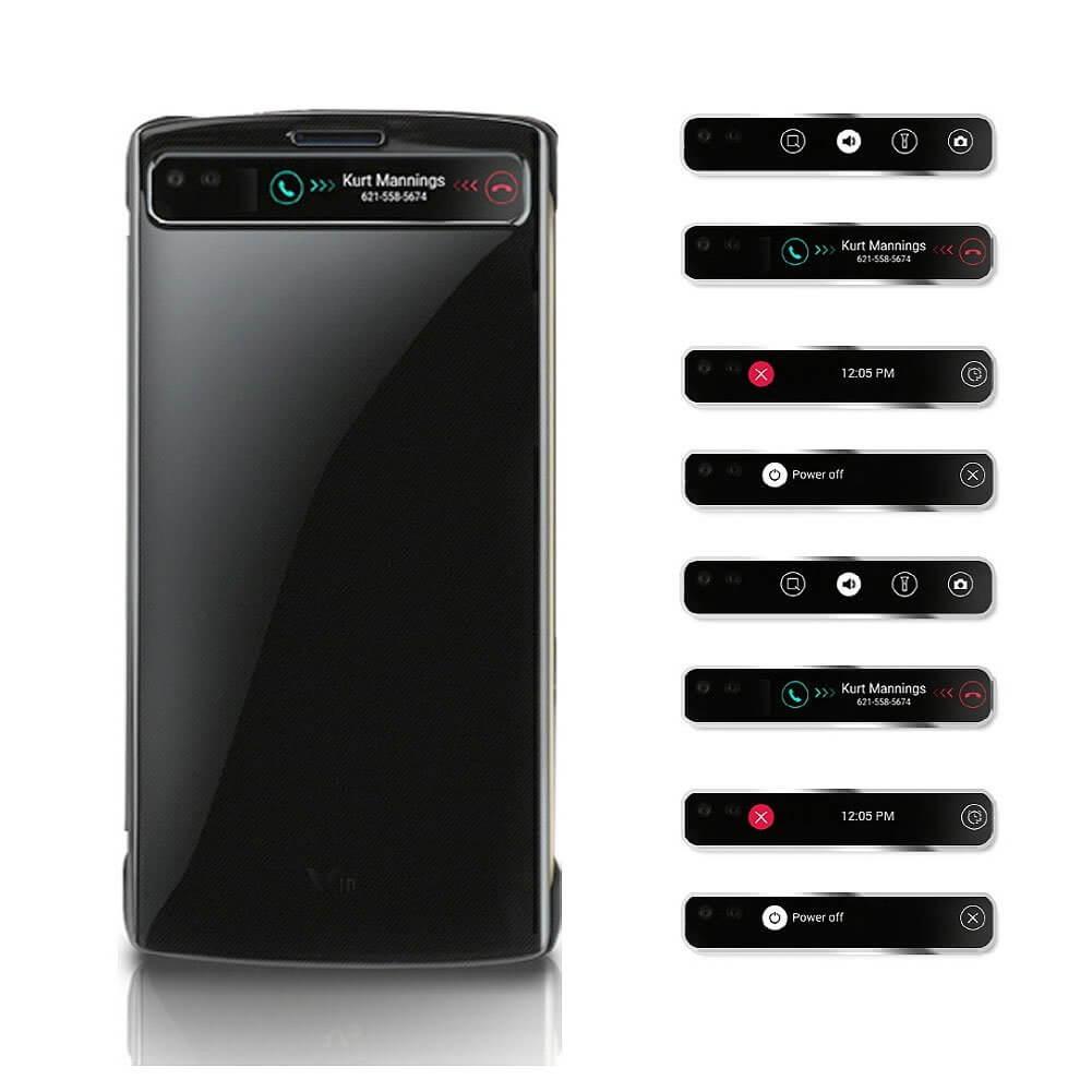 Оригинален кейс с отвор на дисплея за LG V10 - LG Flip Case Quick Cover View CFV-140 (черен) | JAR Computers Оригинален кейс с отвор на дисплея за LG V10 - LG Flip Case Quick Cover View CFV-140 (черен)