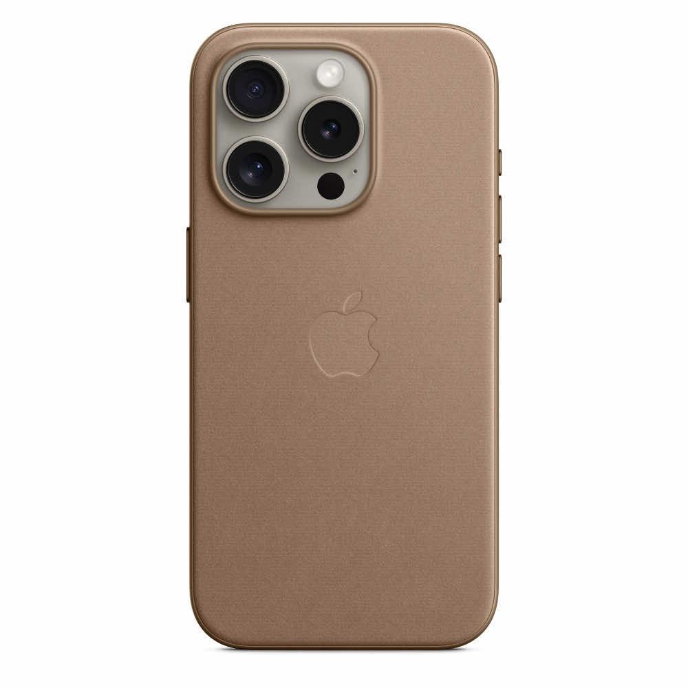 Оригинален текстилен кейс с MagSafe за iPhone 15 Pro Max - Apple iPhone FineWoven Case with MagSafe (кафяв) | JAR Computers Оригинален текстилен кейс с MagSafe за iPhone 15 Pro Max - Apple iPhone FineWoven Case with MagSafe (кафяв)