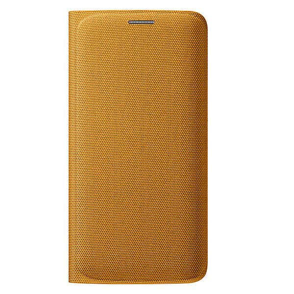 Оригинален текстилен кейс за Samsung Galaxy S6 Edge - Samsung Flip Wallet Fabric Cover EF-WG925BYEGWW (жълт) | JAR Computers Оригинален текстилен кейс за Samsung Galaxy S6 Edge - Samsung Flip Wallet Fabric Cover EF-WG925BYEGWW (жълт)