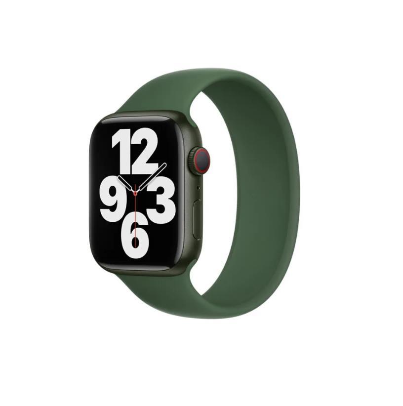 Оригинална силиконова каишка за Apple Watch 44мм, 45мм, 46мм, Ultra, Ultra 2, Ultra 3 49 - Apple Clover Solo Loop Band Size 8 (разопакован) | JAR Computers Оригинална силиконова каишка за Apple Watch 44мм, 45мм, 46мм, Ultra, Ultra 2, Ultra 3 49 - Apple Clover Solo Loop Band Size 8 (разопакован)
