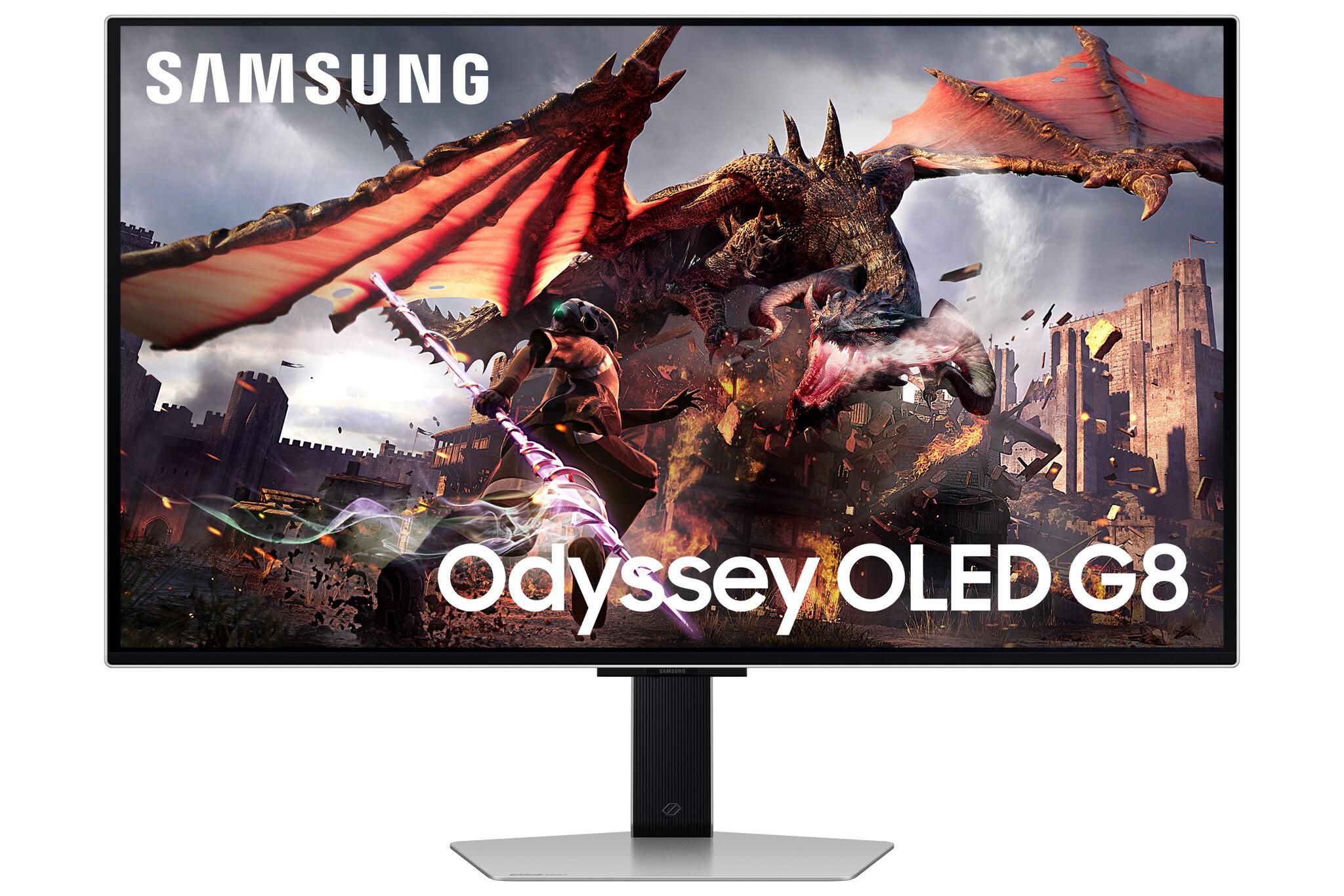 Samsung G80SD компютърен монитор 81,3 см (32") 3840 x 2160 пиксела 4K Ultra HD OLED Сребърен | JAR Computers Samsung G80SD компютърен монитор 81,3 см (32") 3840 x 2160 пиксела 4K Ultra HD OLED Сребърен