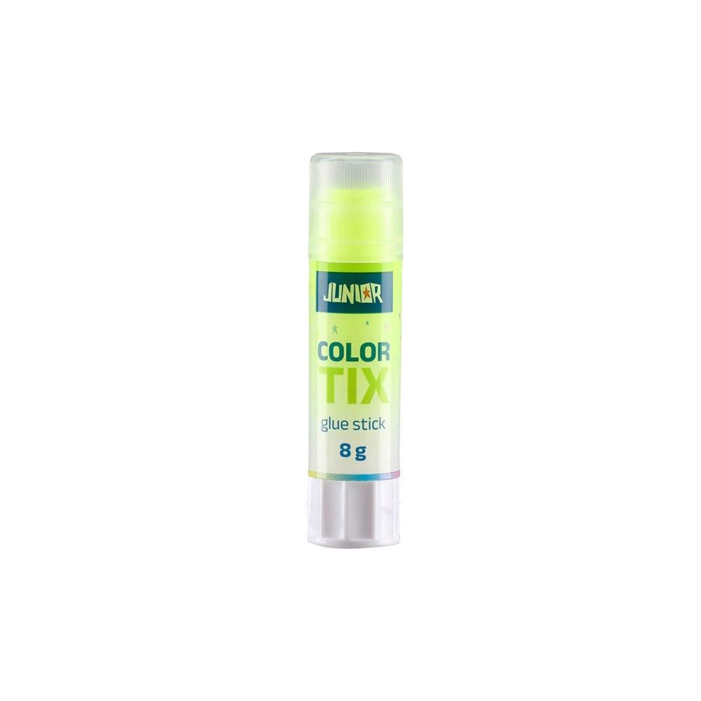 Сухо лепило Junior Color Tix, цветно, 8 g, асорти