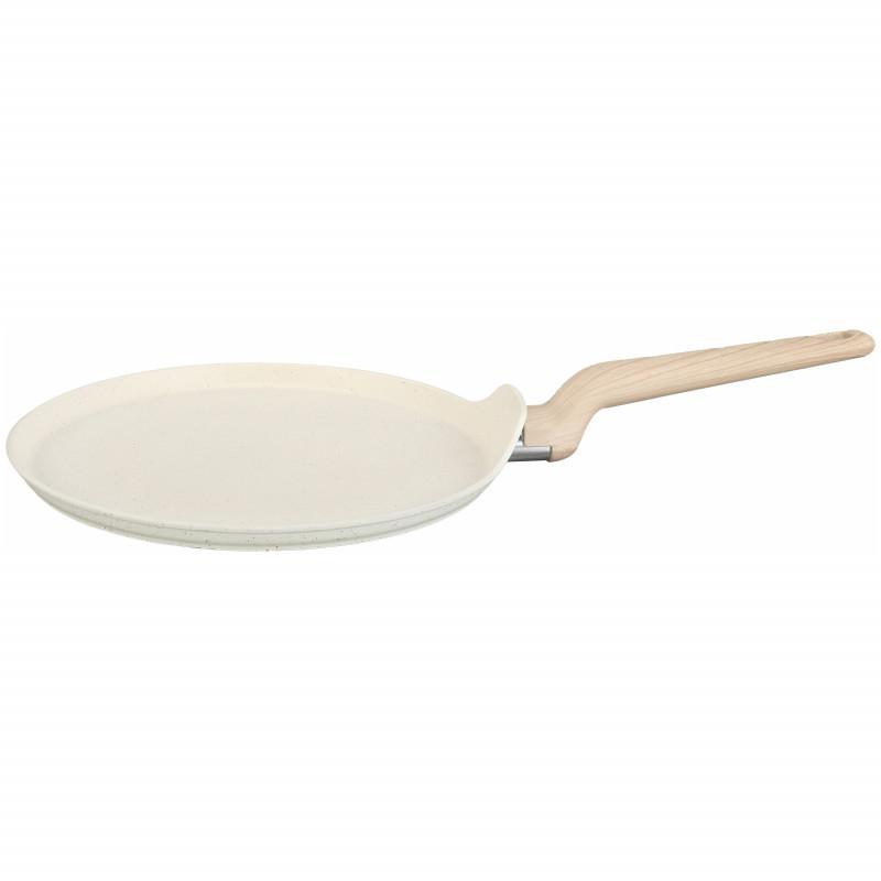 Тиган за палачинки Oliver Voltz Nice OV54422E26, 26 см, Мраморно покритие, Индукция, Бежов | JAR Computers Тиган за палачинки Oliver Voltz Nice OV54422E26, 26 см, Мраморно покритие, Индукция, Бежов