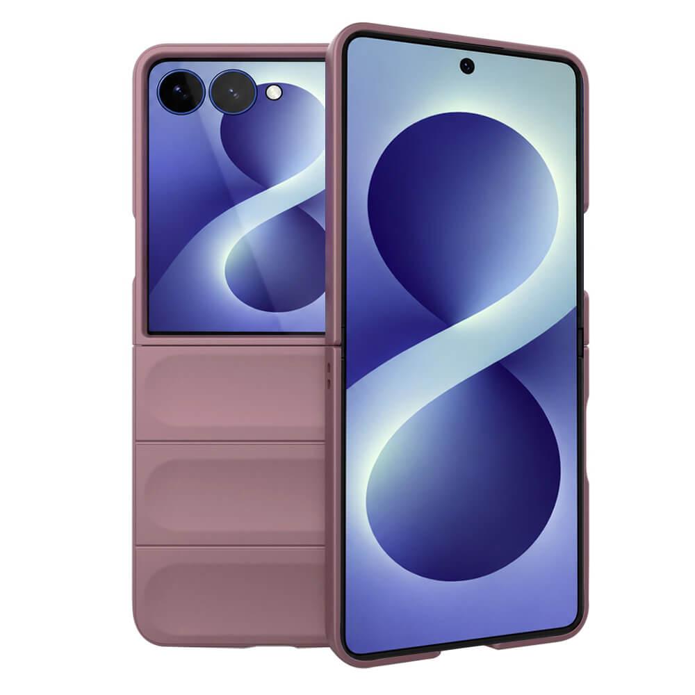 Удароустойчив поликарбонатов кейс за Samsung Galaxy Z Flip8 - Techsuit Magic Shield Hard Case (лилав) | JAR Computers Удароустойчив поликарбонатов кейс за Samsung Galaxy Z Flip8 - Techsuit Magic Shield Hard Case (лилав)