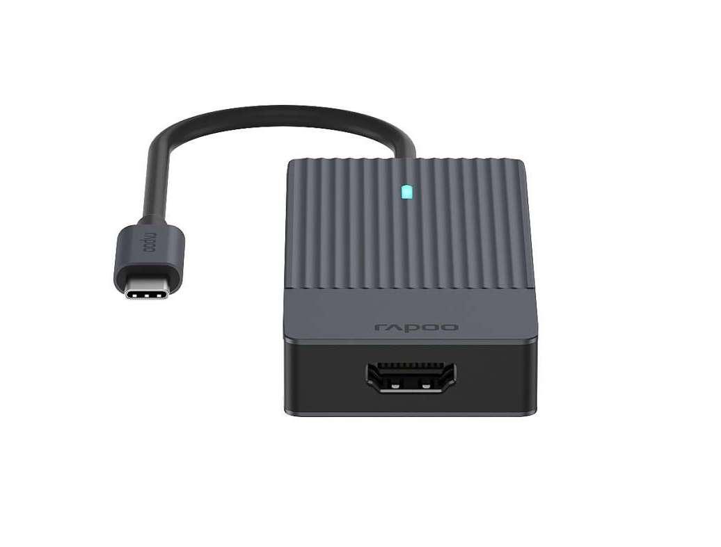 USB-C Хъб, 4 порта, RAPOO-11409 | JAR Computers USB-C Хъб, 4 порта, RAPOO-11409