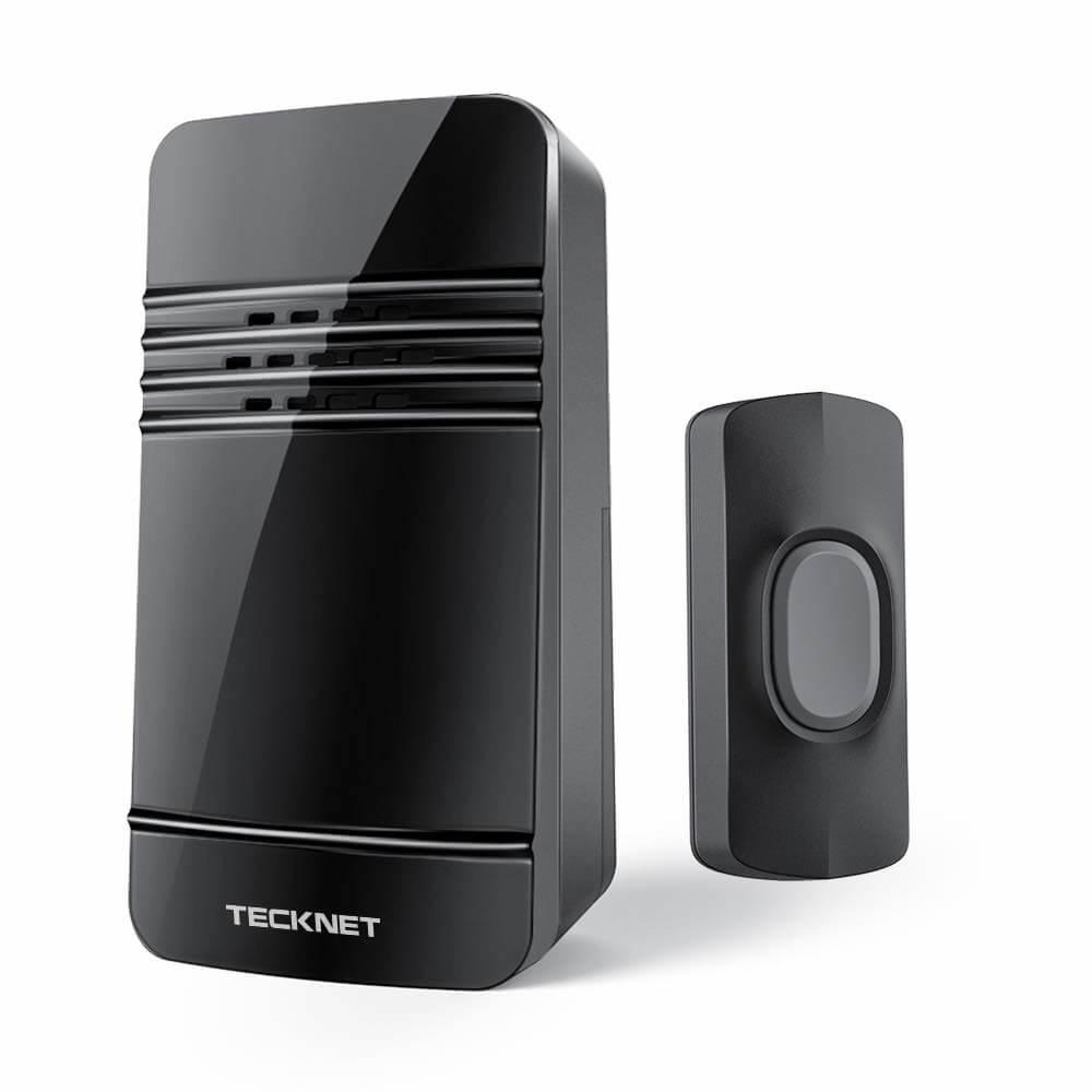 Безжичен стилен звънец за входна врата - TeckNet HDB01538BA01 Wireless DoorBell (черен) | JAR Computers Безжичен стилен звънец за входна врата - TeckNet HDB01538BA01 Wireless DoorBell (черен)