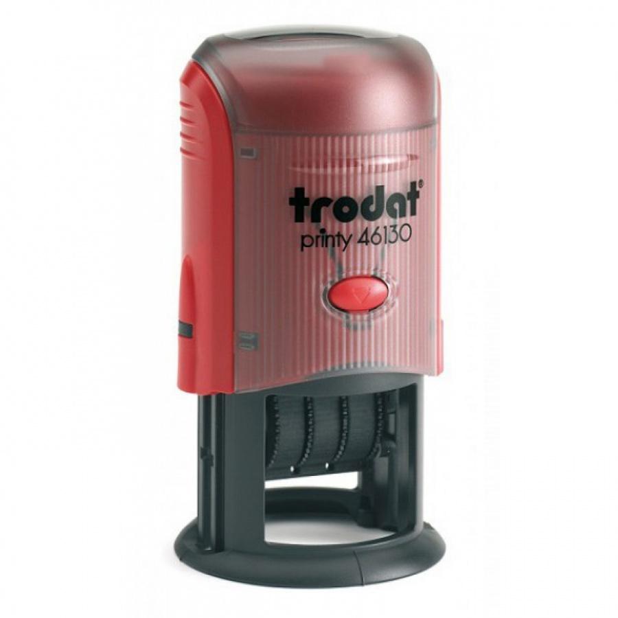 Датник Trodat Printy 46130 с цифри, височина на шрифта 3 мм, клише D30, черен тампон | JAR Computers Датник Trodat Printy 46130 с цифри, височина на шрифта 3 мм, клише D30, черен тампон