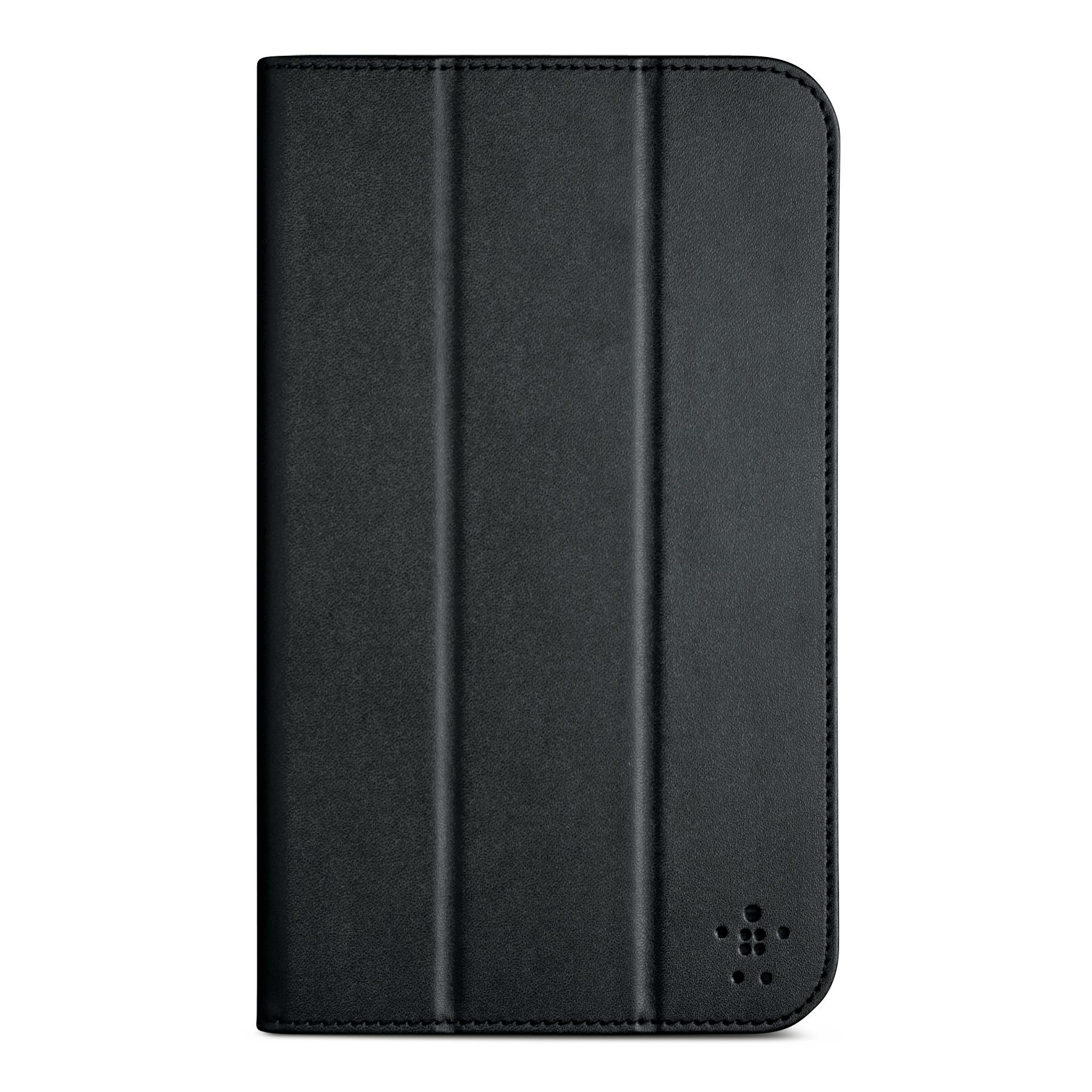 Кожен калъф/стойка за Samsung Galaxy Tab 8 (3) - Belkin Smooth Tri-Fold (черен) | JAR Computers Кожен калъф/стойка за Samsung Galaxy Tab 8 (3) - Belkin Smooth Tri-Fold (черен)