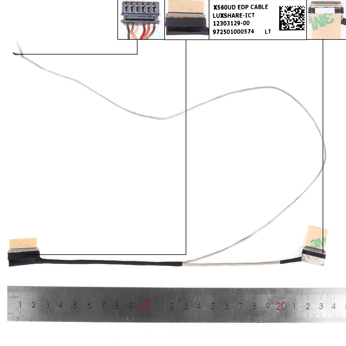 Лентов Кабел за лаптоп (LCD/LED Cable) Asus X560 X560U X560UD 30 Pin | JAR Computers Лентов Кабел за лаптоп (LCD/LED Cable) Asus X560 X560U X560UD 30 Pin