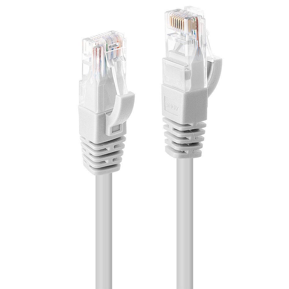 LINDY LNY-48094 :: UTP мрежов кабел, Cat. 6, бял, 3.0 м