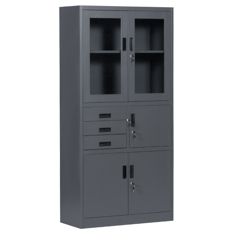 Метален шкаф Carmen CR-1240 E SAND - графит | JAR Computers Метален шкаф Carmen CR-1240 E SAND - графит