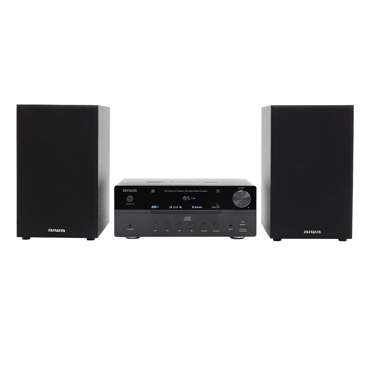 Мини Hi-Fi система AIWA MSBTU-550, 50W RMS, Bluetooth, CD, USB и FM радио | JAR Computers Мини Hi-Fi система AIWA MSBTU-550, 50W RMS, Bluetooth, CD, USB и FM радио