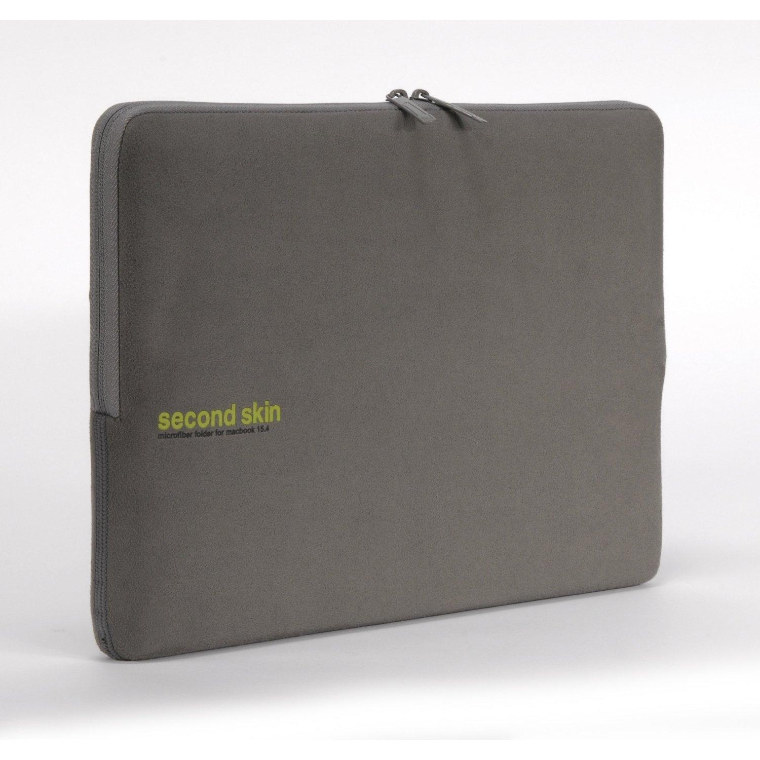 Неопренов калъф за MacBook Pro 15.4 инча - Tucano Second Skin Microfiber (сив) | JAR Computers Неопренов калъф за MacBook Pro 15.4 инча - Tucano Second Skin Microfiber (сив)