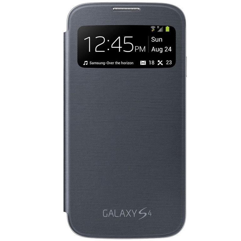 Оригинален кожен калъф за Samsung Galaxy S4 i9500 - Samsung S-View Cover (черен) | JAR Computers Оригинален кожен калъф за Samsung Galaxy S4 i9500 - Samsung S-View Cover (черен)