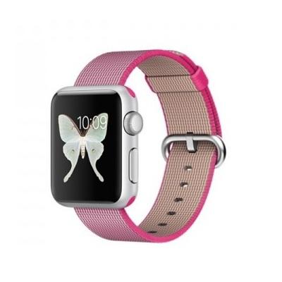 Оригинална текстилна каишка за Apple Watch 38мм, 40мм, 41мм, 42мм (2024) (reconditioned) - Apple Woven Pink (Apple Box) (розов) | JAR Computers Оригинална текстилна каишка за Apple Watch 38мм, 40мм, 41мм, 42мм (2024) (reconditioned) - Apple Woven Pink (Apple Box) (розов)