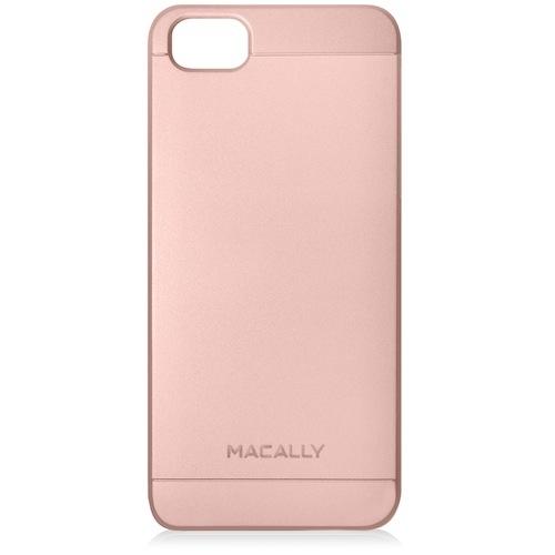 Поликарбонатов кейс за iPhone SE, iPhone 5S, iPhone 5 - Macally Snap-On PC case (розово злато) | JAR Computers Поликарбонатов кейс за iPhone SE, iPhone 5S, iPhone 5 - Macally Snap-On PC case (розово злато)