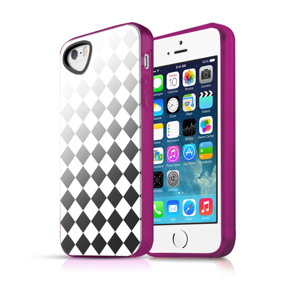 Термополиуретанов калъф за iPhone 5S, iPhone 5, iPhone SE - Itskins Killer Chic WHSL Case (бял-розов) | JAR Computers Термополиуретанов калъф за iPhone 5S, iPhone 5, iPhone SE - Itskins Killer Chic WHSL Case (бял-розов)