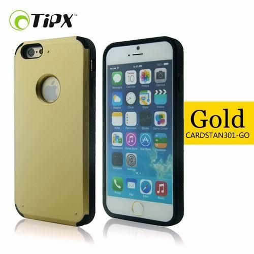 Удароустойчив хибриден кейс за iPhone 6 Plus, iPhone 6S Plus - TIPX Cardstan Case (златист) | JAR Computers Удароустойчив хибриден кейс за iPhone 6 Plus, iPhone 6S Plus - TIPX Cardstan Case (златист)