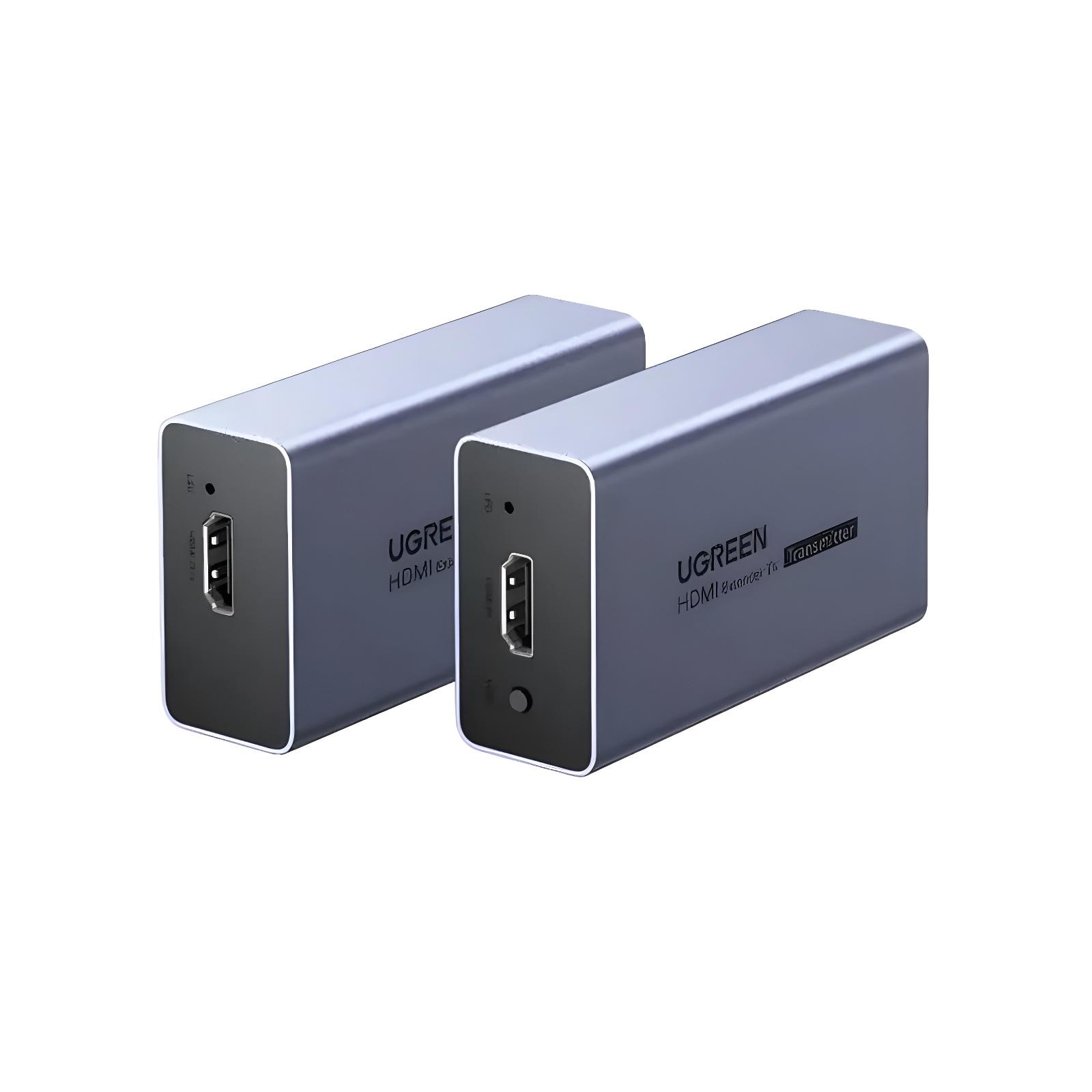 UGREEN HDMI Extender over Ethernet - range 50m /сив/ - CM609 / 90811EU | JAR Computers UGREEN HDMI Extender over Ethernet - range 50m /сив/ - CM609 / 90811EU