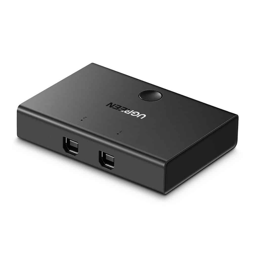 Ugreen Switch USB KVM USB 2x1 30345 USB 2.0 black (30345) (UGR30345)