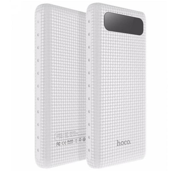 Външна батерия за зареждане на мобилни устройства - Hoco MiGe B20A Power Bank 20000mAh (бяла) | JAR Computers Външна батерия за зареждане на мобилни устройства - Hoco MiGe B20A Power Bank 20000mAh (бяла)