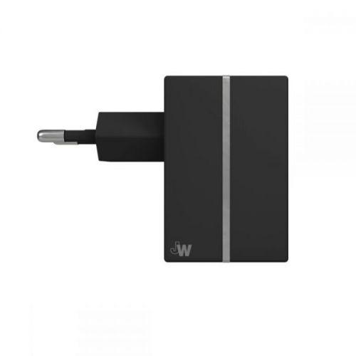 Захранване за ел. мрежа с USB изход (2.1A) - Just Wireless USB AC Charger (черен) | JAR Computers Захранване за ел. мрежа с USB изход (2.1A) - Just Wireless USB AC Charger (черен)