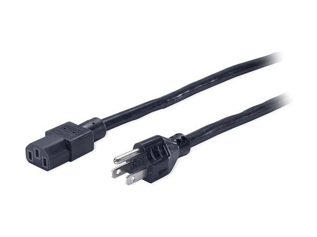APC Power cable NEMA 5-15m to power IEC 60320 C13 AC 120V 2.44m Black | JAR Computers APC Power cable NEMA 5-15m to power IEC 60320 C13 AC 120V 2.44m Black