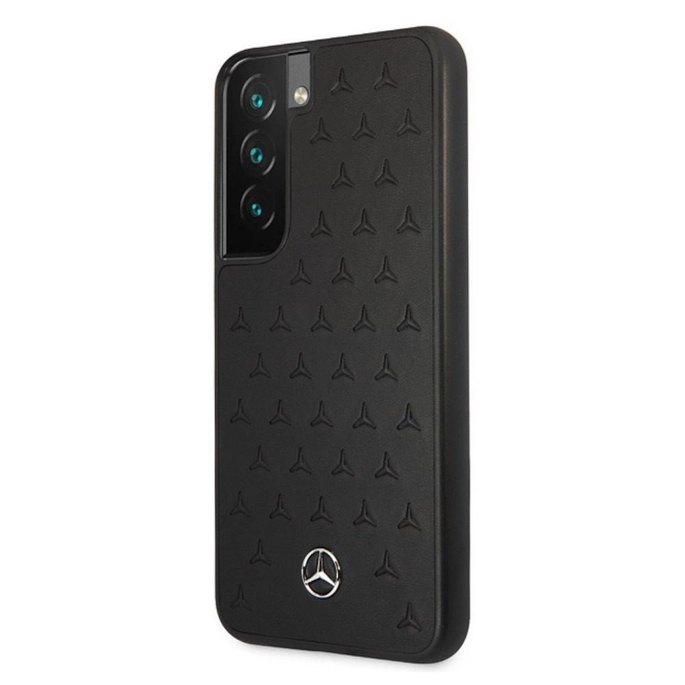 Дизайнерски кожен кейс (естествена кожа) за Samsung Galaxy S22 - Mercedes-Benz Genuine Leather Quilted Hard Case (черен) | JAR Computers Дизайнерски кожен кейс (естествена кожа) за Samsung Galaxy S22 - Mercedes-Benz Genuine Leather Quilted Hard Case (черен)