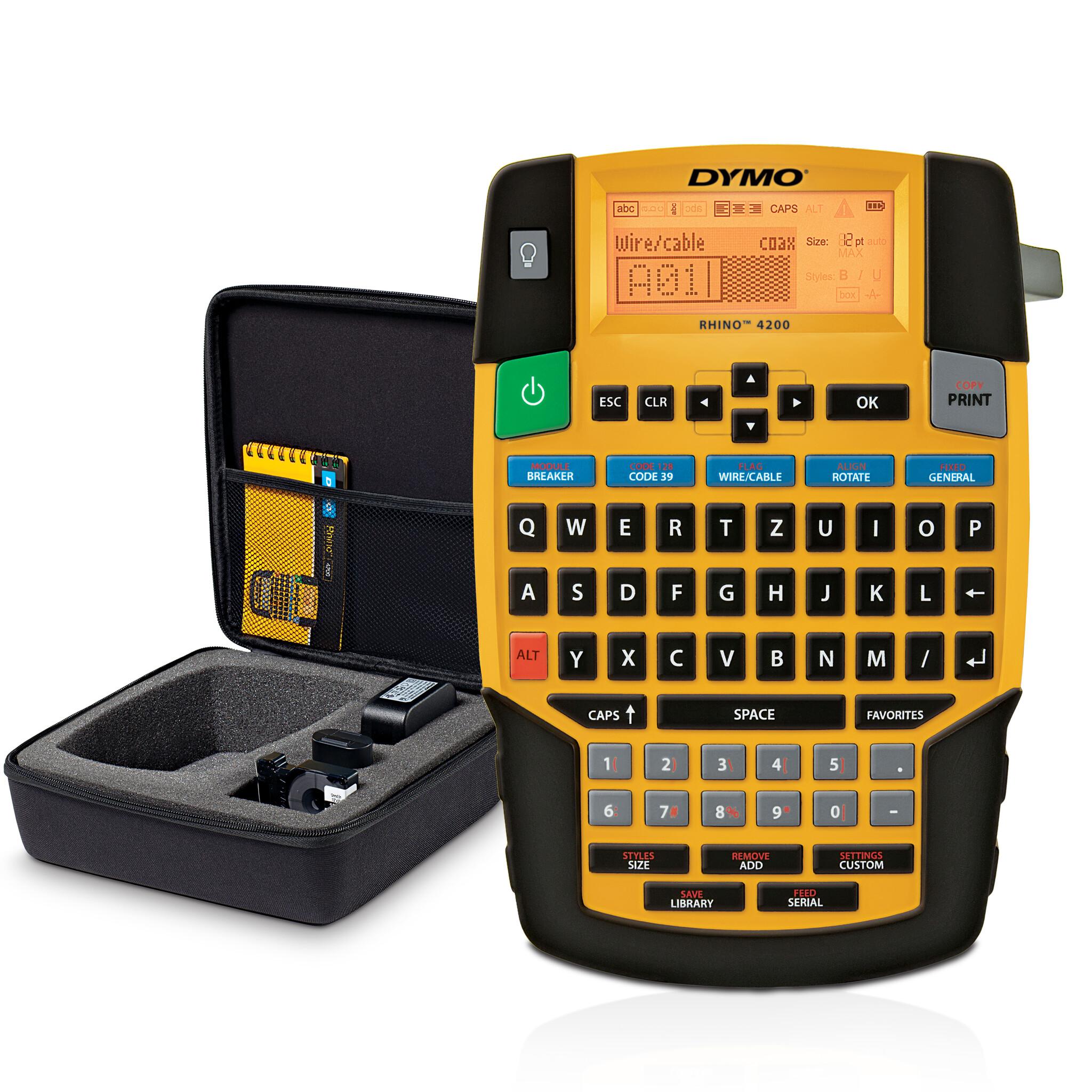 DYMO RHINO 4200 принтер за етикети Термичен трансфер QWERTZ | JAR Computers DYMO RHINO 4200 принтер за етикети Термичен трансфер QWERTZ