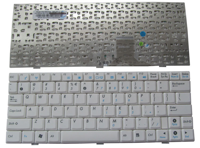 Клавиатура за лаптоп Asus Eee PC 1000HE 1000HG 1004DN 1005PR White US/UK | JAR Computers Клавиатура за лаптоп Asus Eee PC 1000HE 1000HG 1004DN 1005PR White US/UK