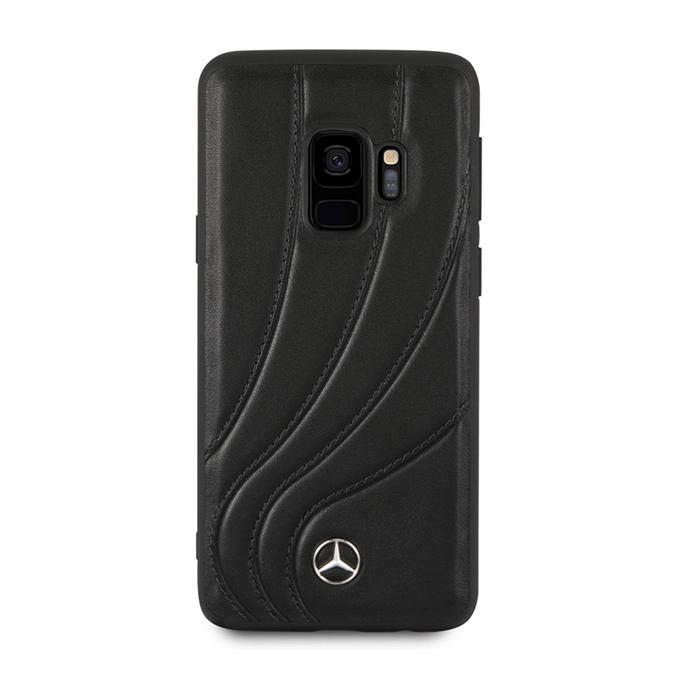Кожен кейс (естествена кожа) за Samsung Galaxy S9 - Mercedes-Benz New Organic II Hard Case (черен) | JAR Computers Кожен кейс (естествена кожа) за Samsung Galaxy S9 - Mercedes-Benz New Organic II Hard Case (черен)