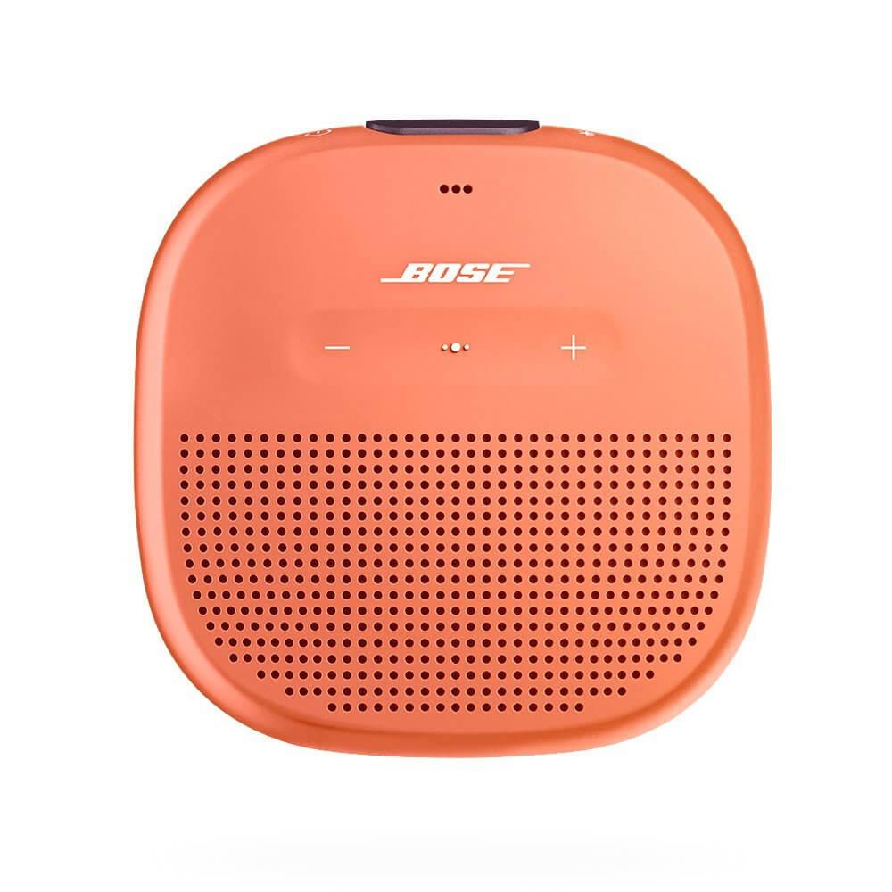 Компактен безжичен спийкър с вградена батерия и микрофон - Bose SoundLink Micro Bluetooth speaker (оранжев) | JAR Computers Компактен безжичен спийкър с вградена батерия и микрофон - Bose SoundLink Micro Bluetooth speaker (оранжев)