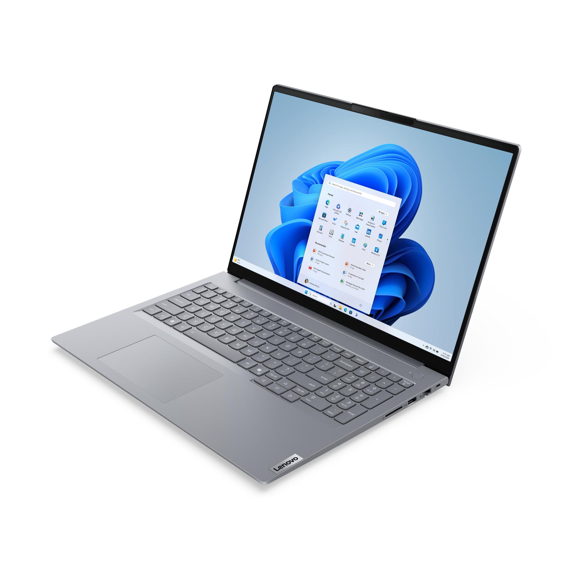 Laptop Lenovo ThinkBook 16inch Intel Core 5-210H 16GB RAM Intel Graphics 512GB SSD QWERTY - No OS, Grey | JAR Computers Laptop Lenovo ThinkBook 16inch Intel Core 5-210H 16GB RAM Intel Graphics 512GB SSD QWERTY - No OS, Grey