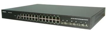 Layer 2 Plus 26-портов управляем PoE суич PSGS-2326K