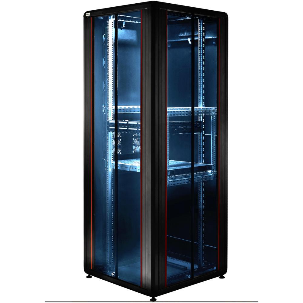 MIRSAN MR.GTV36U66.01 :: Сървърен шкаф - 36U, D=610мм, W=610mm, Versatile, свободно стоящ, черен | JAR Computers MIRSAN MR.GTV36U66.01 :: Сървърен шкаф - 36U, D=610мм, W=610mm, Versatile, свободно стоящ, черен