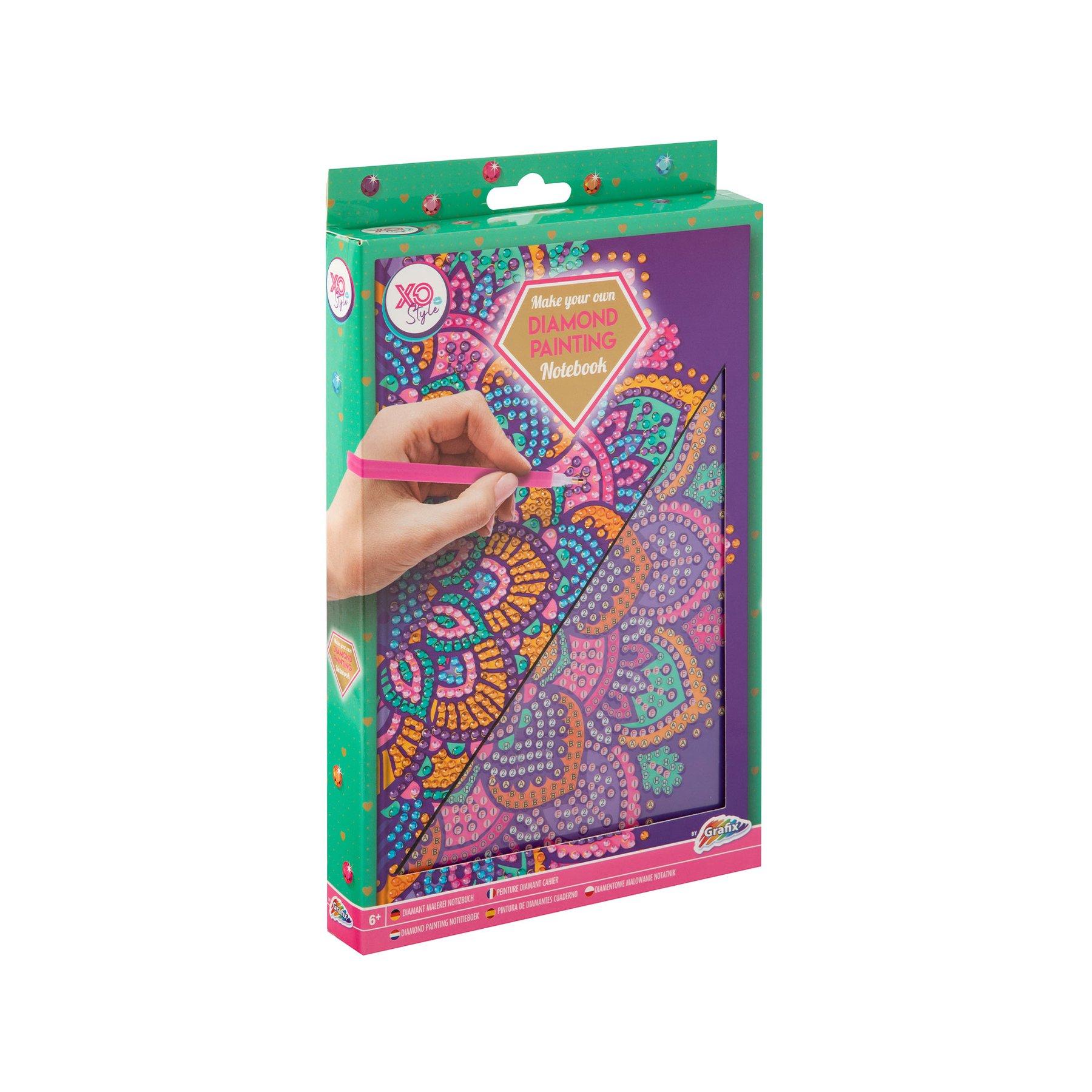 Moxy Тетрадка Мандала, за рисуване с мъниста, А5, лилава | JAR Computers Moxy Тетрадка Мандала, за рисуване с мъниста, А5, лилава