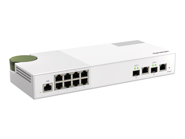 QNAP QSW-M2108-2C 8 port 2.5Gbps 2 port 10Gbps SFP+/ NBASE-T Combo web managed switch | JAR Computers QNAP QSW-M2108-2C 8 port 2.5Gbps 2 port 10Gbps SFP+/ NBASE-T Combo web managed switch