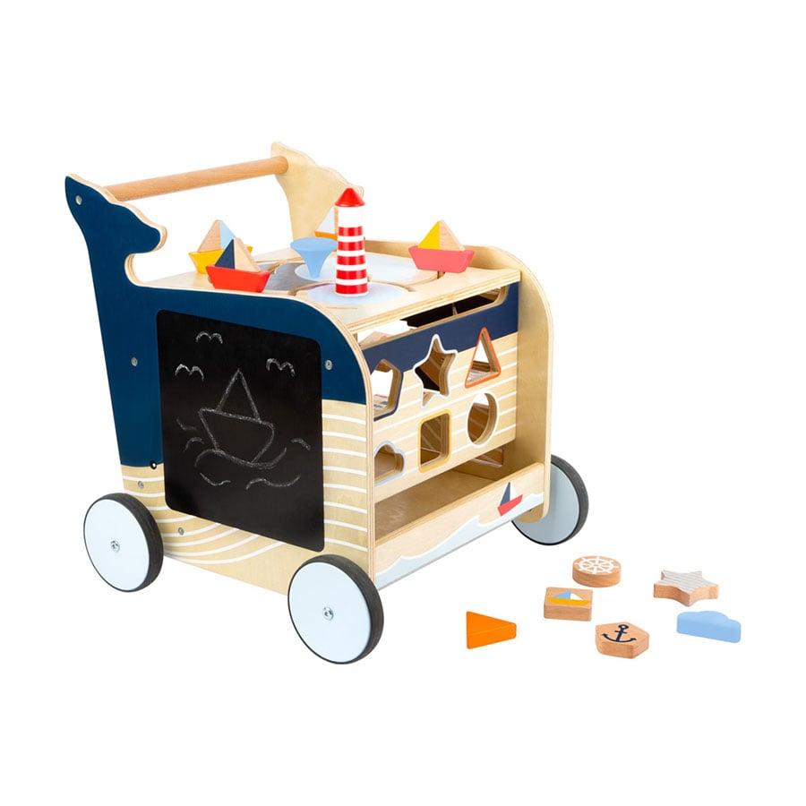 Small Foot Проходилка с активности, дървена, 42 х 39 х 42 cm | JAR Computers Small Foot Проходилка с активности, дървена, 42 х 39 х 42 cm