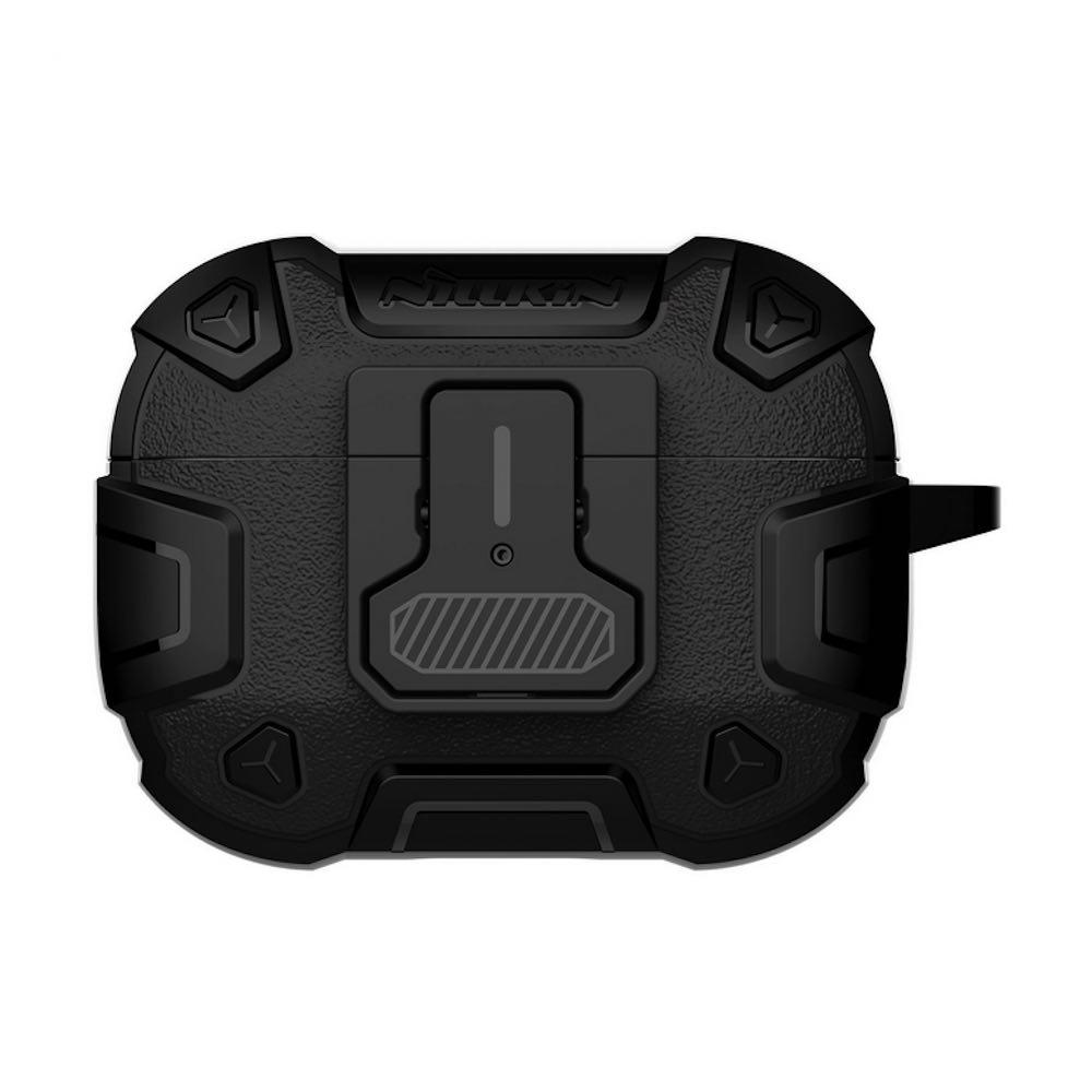 Удароустойчив кейс с карабинер за Apple AirPods Pro 2 - Nillkin Bounce Case AirPods Pro 2 (черен) | JAR Computers Удароустойчив кейс с карабинер за Apple AirPods Pro 2 - Nillkin Bounce Case AirPods Pro 2 (черен)