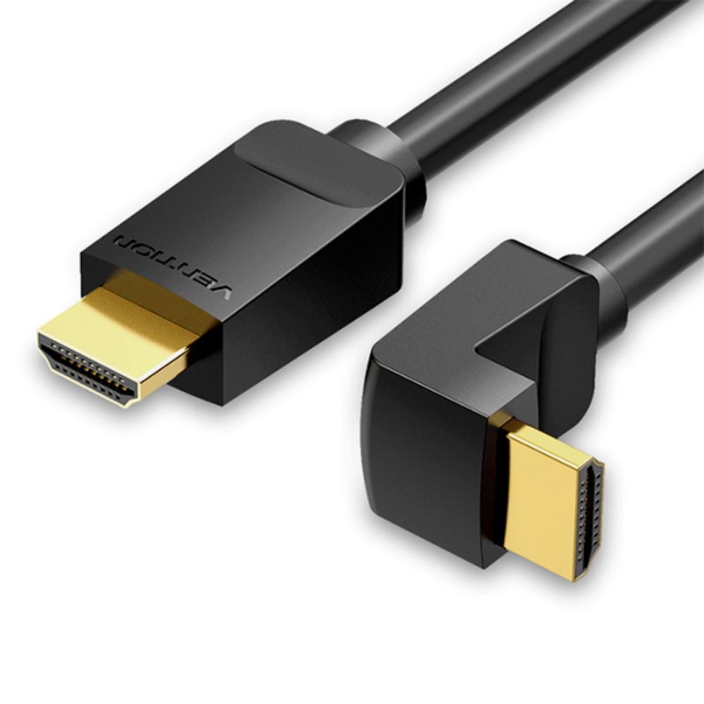VENTION HDMI Right Angle Cable 90° 3M Black (AARBI) (VENAARBI) | JAR Computers VENTION HDMI Right Angle Cable 90° 3M Black (AARBI) (VENAARBI)