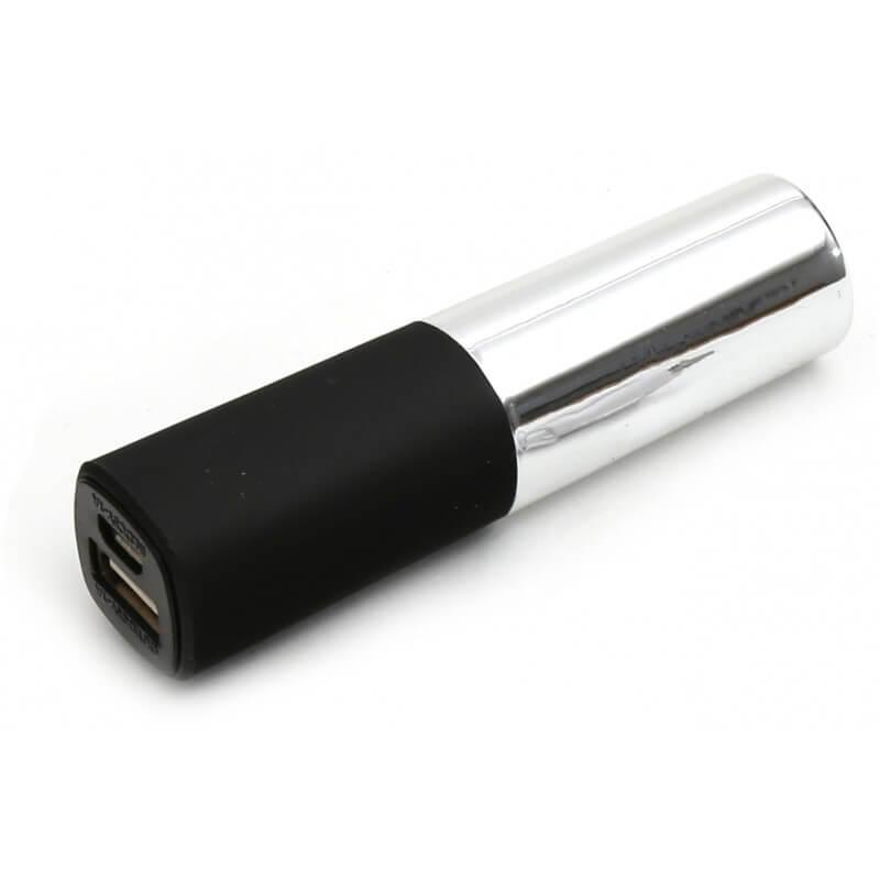 Външна батерия 2600mAh за зареждане на мобилни устройства - Platinet Lipstick Power Bank 2600mAh + microUSB cable (сребрист) | JAR Computers Външна батерия 2600mAh за зареждане на мобилни устройства - Platinet Lipstick Power Bank 2600mAh + microUSB cable (сребрист)