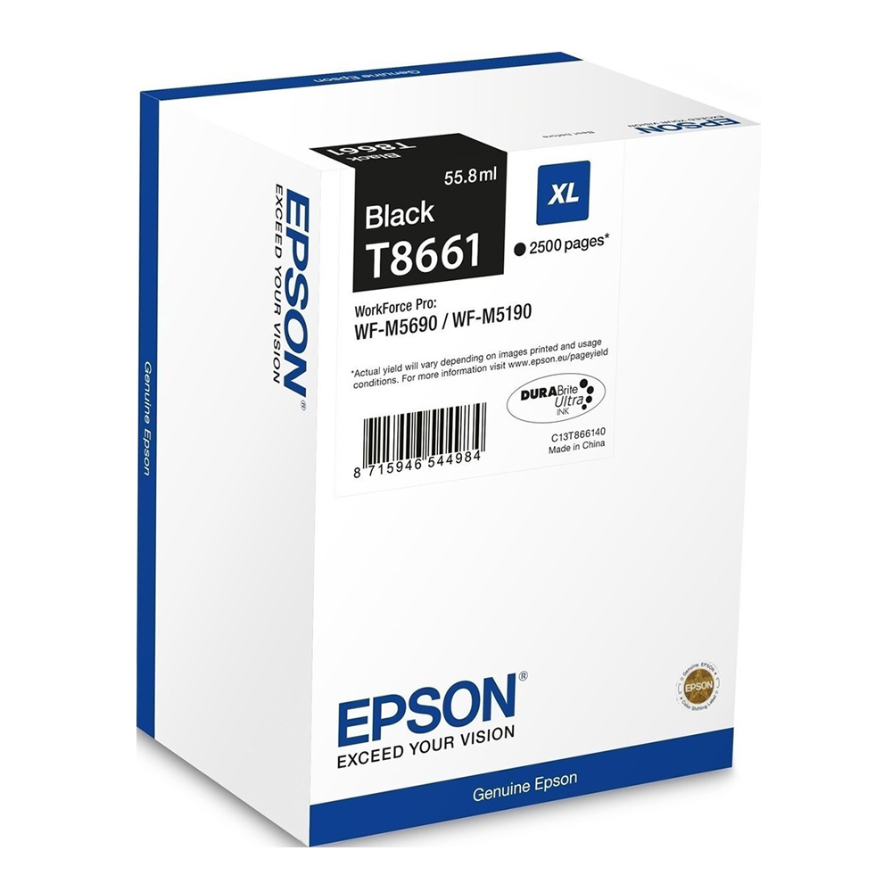 WF-M5190DW/WF-M5690DWF INK BLACK (C13T866140) (EPST866140)