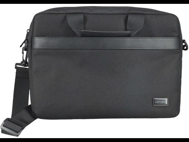 4smarts Laptop Bag Target Eco Slim 16" Черен