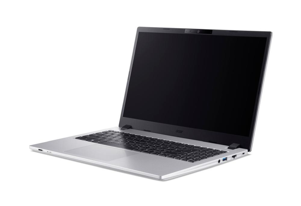 Acer Travel Mate P2 TMP215-55-TCO-5870, Intel Core i5-1334U (3.4GHz up to 4.6Ghz, 12MB), 15.6" (1920x1080)FHD IPS SlimBezel, 1*16GB DDR5(1 slot free), 512GB PCIe NVMe SSD,  Intel UHD Graphics, Micro SD reader, TPM 2.0, Wifi 6E, BT 5.1, No OS, Silver, 3Y