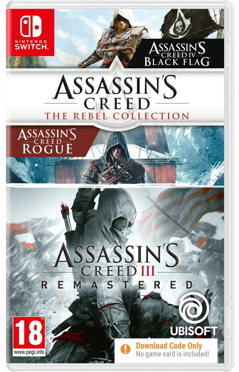 Assassin's Creed Bundle: The Rebel Collection + Assassin's Creed III - Код в кутия (Nintendo Switch) | JAR Computers Assassin's Creed Bundle: The Rebel Collection + Assassin's Creed III - Код в кутия (Nintendo Switch)