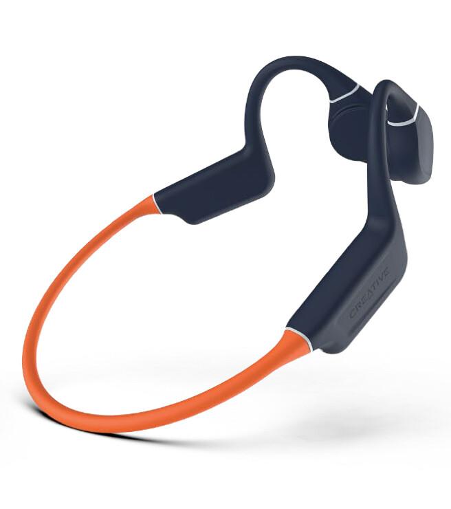 Creative Labs EF1081 Слушалки Безжичен Кука за ухо UBS тип C Bluetooth Черен, Оранжев